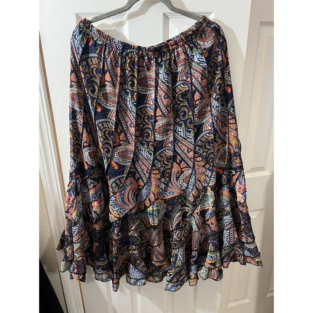 Lucky & Coco Women's Elastic Waist Lined Skirt Size:‎ XL